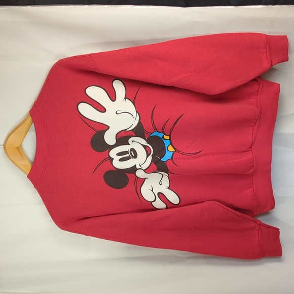 Vintage 90s Y2K Mickey Mouse Breakthrough Crewneck Sweatshirt l Size Large - Picture 1 of 11